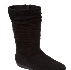 11ww Aneela wide calf Comfortview boots BLACK